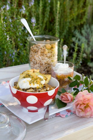 Passionfruit yoghurt