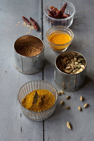 Southern Indian curry-crusted salmon