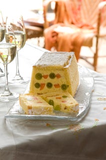 Fruit and almond terrine