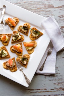 Tomato and chive whipped feta