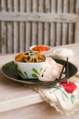 Thai beef and sweet potato curry