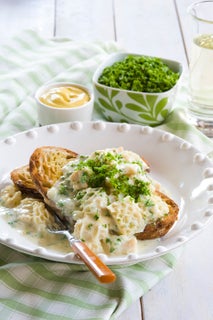 Tripe with onion and parsley