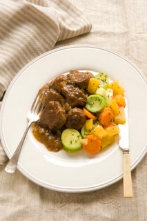 Dorset steak and sausage stew