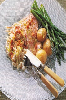 Snapper Under A Salt Crust With Macadamia