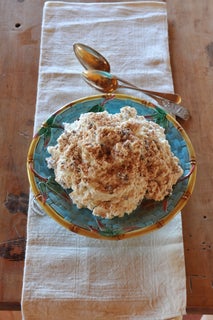 Ricotta with raisins