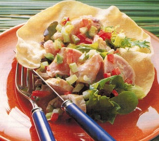 Seared Tuna With Coconut Dressing And Mint Oil