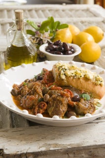 Moussaka lamb braise