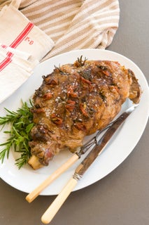 Mediterranean leg of lamb