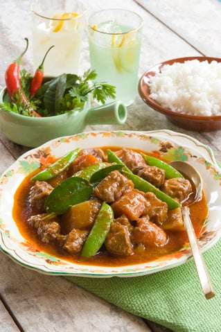 Thai kumara and pork curry (slow cooker method)