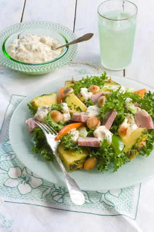 Tropical pickled pork salad