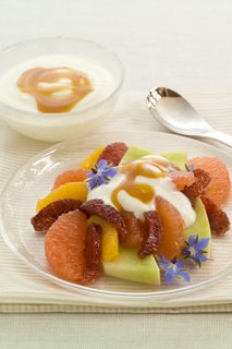 Orange blossom fruit salad