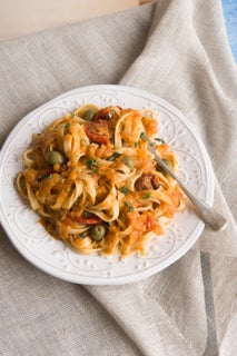 Red lentil pasta sauce