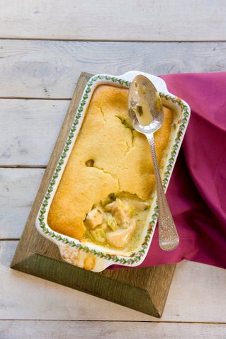 Leek And Smoked Chicken Pie