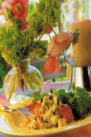 Smoked Salmon With Fennel And Caper Sauce