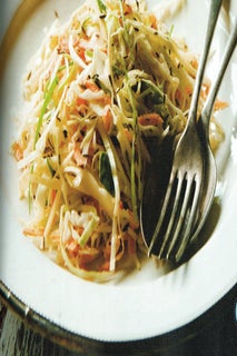 Middle Eastern coleslaw with cumin and dill mayonnaise
