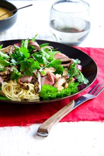 Ginger and noodle salad