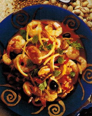 Prawn And Spicy Sausage Tagine