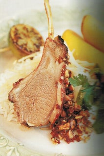 Quick tandoori lamb racks