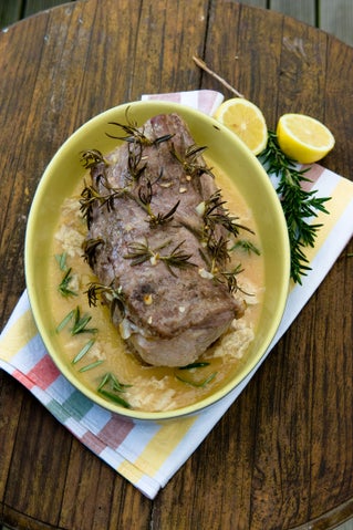 Linda's Gran's milk-baked pork