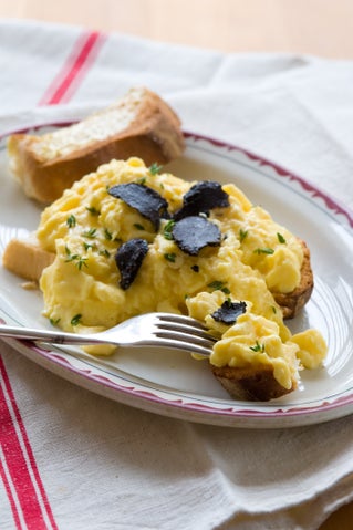 Oakland-style scrambled eggs