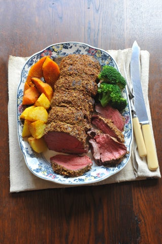 Slow roast fillet of beef