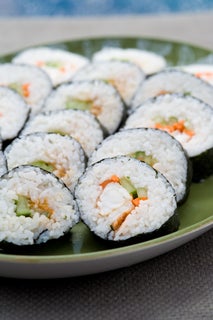 Californian kina sushi rolls