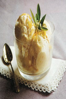Lemon meringue ice cream
