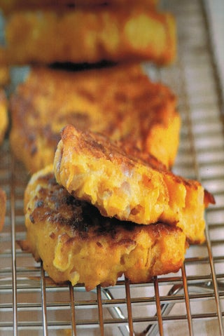 Spicy pumpkin fritters