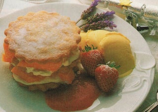 Lavender ice cream