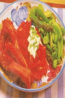 Ham spare ribs in pineapple marinade