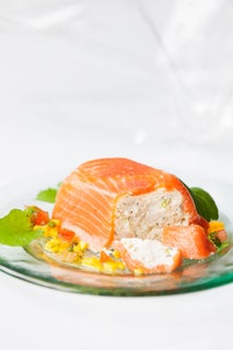Smoked Salmon And Crab Parcels