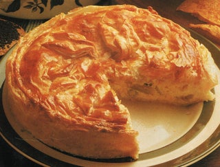 Asparagus cheese pie