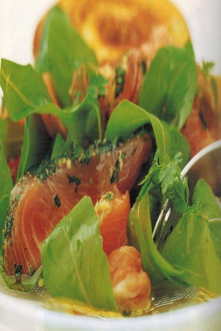 Cured Salmon With Herbs