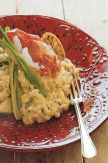 Classic wine risotto with fennel and lemon