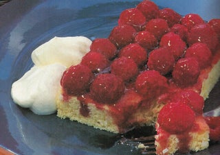 Summer coconut slice