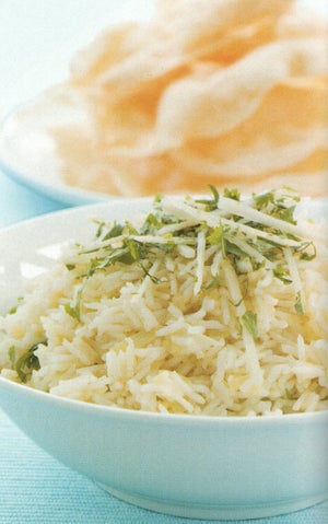 Basmati and ginger rice