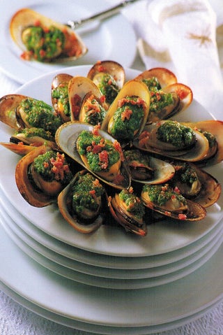 Parsley Crusted Mussels