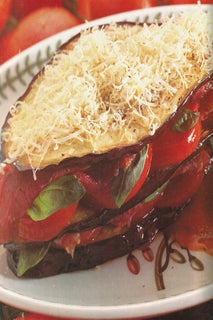 Aubergine and tomato terrine
