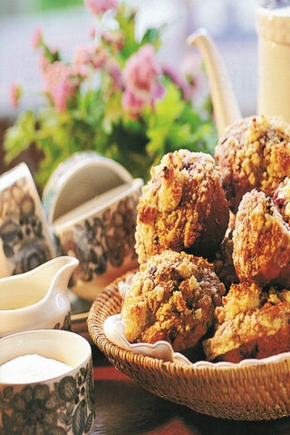 Boysenberry ripple muffins