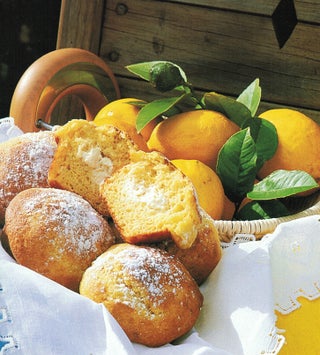 Lemon honey and cream cheese muffins