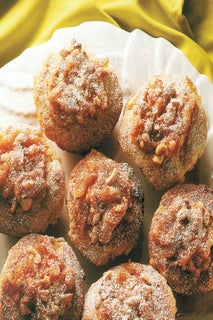 Peach and yoghurt muffins