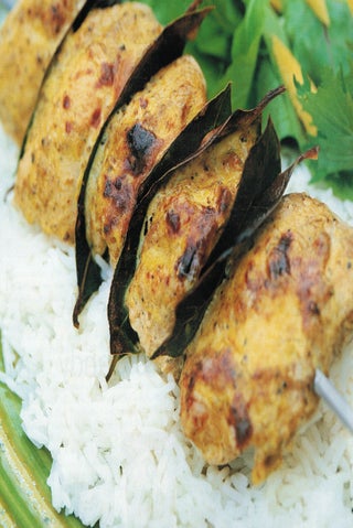 Moghul chicken kebabs