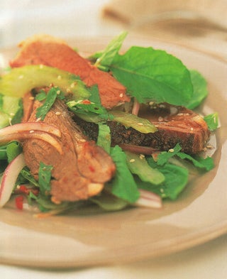 Thai-scented roast lamb
