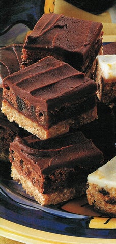 Double chocolate and date slice