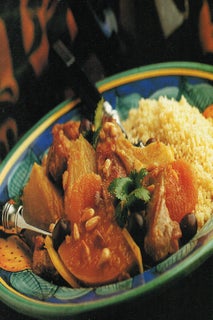 Rabbit tagine with preserved lemons