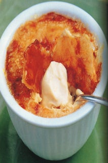 Apple creme brulee