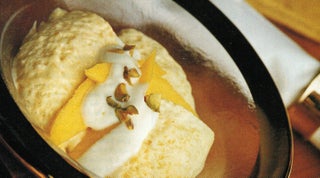 Mango and Grand Marnier mousse