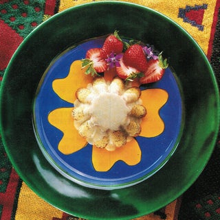 Lemon poppy seed cakes in lemon syrup