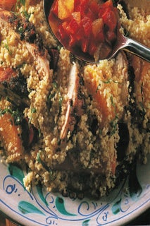 Quick Thai chicken on citrus couscous