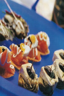 Blue cheese and artichoke bites